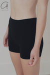 BASERANGE Fine Cotton Shorts SEOLSH Black